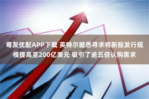 粤友优配APP下载 英特尔据悉寻求将新股发行规模提高至200亿美元 吸引了逾五倍认购需求
